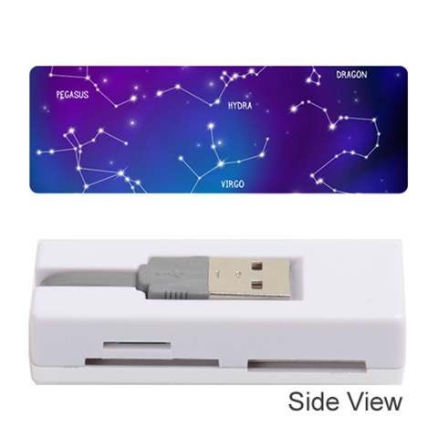 Realistic Night Sky With Constellations Memory Card Reader (Stick) from ArtsNow.com Front