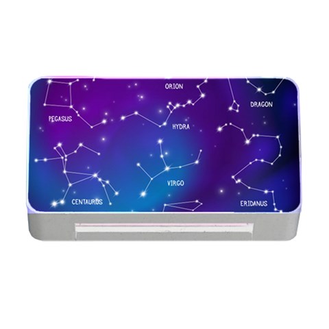 Realistic Night Sky With Constellations Memory Card Reader with CF from ArtsNow.com Front
