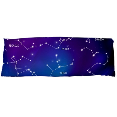Realistic Night Sky With Constellations Body Pillow Case Dakimakura (Two Sides) from ArtsNow.com Front