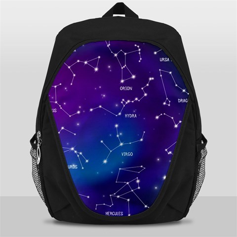 Realistic Night Sky With Constellations Backpack Bag from ArtsNow.com Front