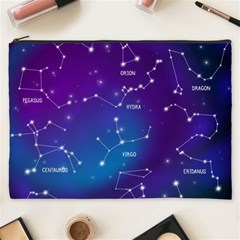 Realistic Night Sky With Constellations Cosmetic Bag (XXXL) from ArtsNow.com Front