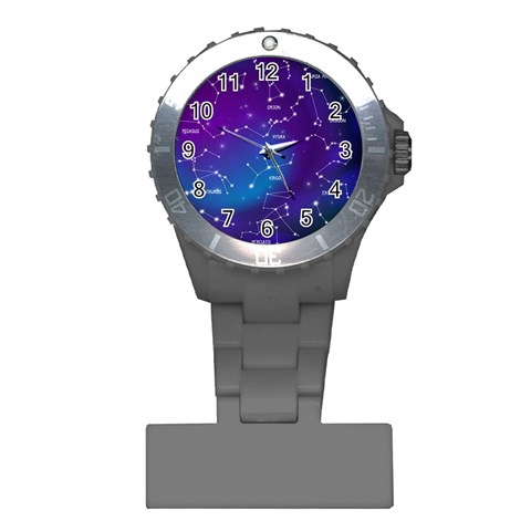 Realistic Night Sky With Constellations Plastic Nurses Watch from ArtsNow.com Front