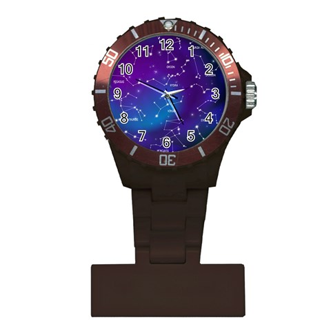 Realistic Night Sky With Constellations Plastic Nurses Watch from ArtsNow.com Front