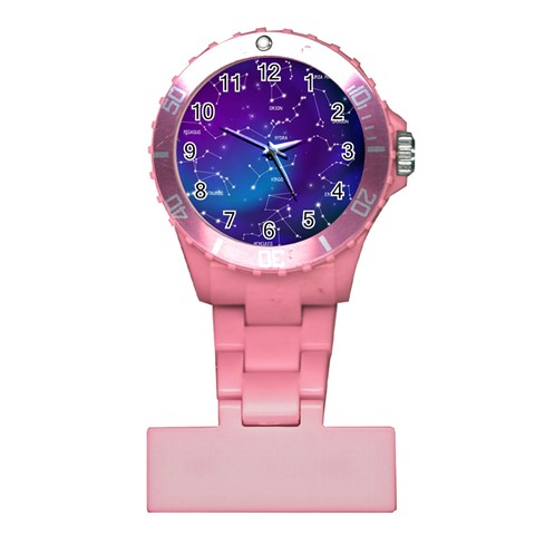 Realistic Night Sky With Constellations Plastic Nurses Watch from ArtsNow.com Front