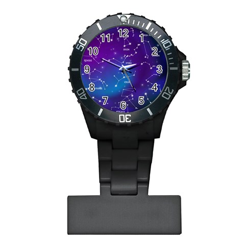 Realistic Night Sky With Constellations Plastic Nurses Watch from ArtsNow.com Front