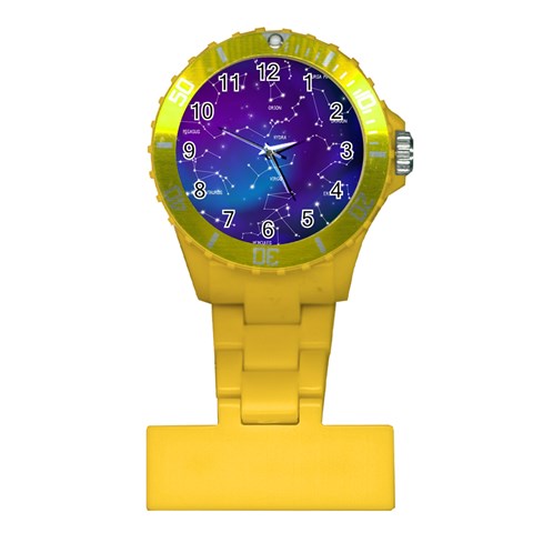 Realistic Night Sky With Constellations Plastic Nurses Watch from ArtsNow.com Front