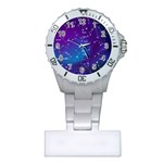 Realistic Night Sky With Constellations Plastic Nurses Watch