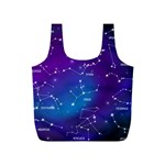 Realistic Night Sky With Constellations Full Print Recycle Bag (S)
