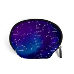 Realistic Night Sky With Constellations Accessory Pouch (Small)