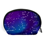 Realistic Night Sky With Constellations Accessory Pouch (Large)