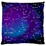 Realistic Night Sky With Constellations Standard Premium Plush Fleece Cushion Case (One Side)