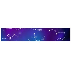 Realistic Night Sky With Constellations Large Premium Plush Fleece Scarf  from ArtsNow.com Front