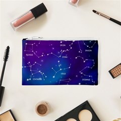Realistic Night Sky With Constellations Cosmetic Bag (XS) from ArtsNow.com Front