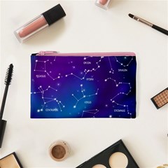 Realistic Night Sky With Constellations Cosmetic Bag (XS) from ArtsNow.com Front