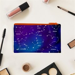Realistic Night Sky With Constellations Cosmetic Bag (XS) from ArtsNow.com Back