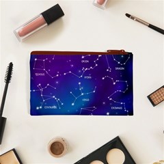 Realistic Night Sky With Constellations Cosmetic Bag (XS) from ArtsNow.com Back