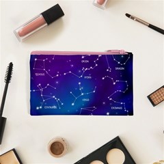 Realistic Night Sky With Constellations Cosmetic Bag (XS) from ArtsNow.com Back