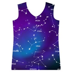 Realistic Night Sky With Constellations Women s Basketball Tank Top from ArtsNow.com Front
