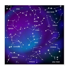 Realistic Night Sky With Constellations Duvet Cover Double Side (Queen Size) from ArtsNow.com Front