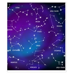 Realistic Night Sky With Constellations Duvet Cover Double Side (California King Size) from ArtsNow.com Back