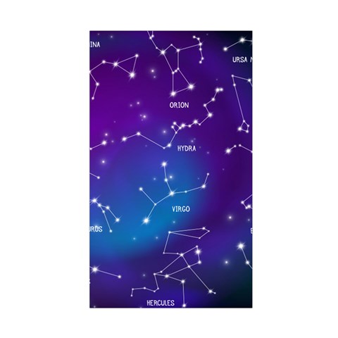 Realistic Night Sky With Constellations Duvet Cover (Single Size) from ArtsNow.com Duvet Quilt