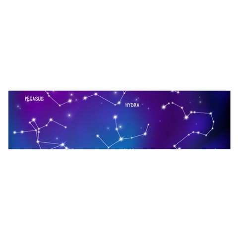 Realistic Night Sky With Constellations Oblong Satin Scarf (16  x 60 ) from ArtsNow.com Front