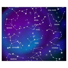 Realistic Night Sky With Constellations Medium Tote Bag from ArtsNow.com Back