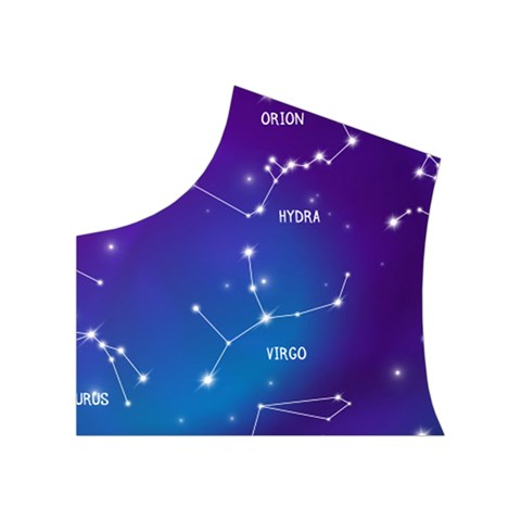 Realistic Night Sky With Constellations Women s Button Up Vest from ArtsNow.com Top Left