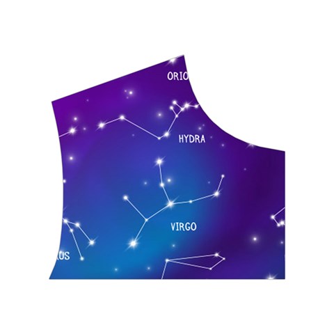 Realistic Night Sky With Constellations Women s Button Up Vest from ArtsNow.com Top Right