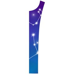 Realistic Night Sky With Constellations Women s Button Up Vest from ArtsNow.com Button Placket Right