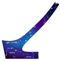 Realistic Night Sky With Constellations Cross Back Hipster Bikini Set from ArtsNow.com Back Left