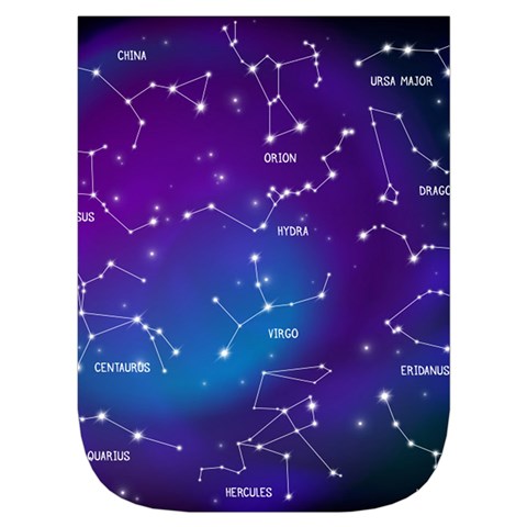 Realistic Night Sky With Constellations Waist Pouch (Large) from ArtsNow.com Front Pocket
