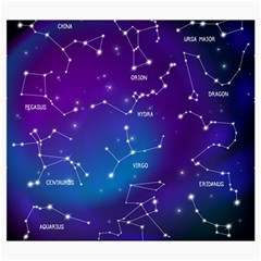 Realistic Night Sky With Constellations Roll Up Canvas Pencil Holder (S) from ArtsNow.com Front