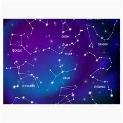 Realistic Night Sky With Constellations Roll Up Canvas Pencil Holder (M) from ArtsNow.com Front