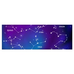 Realistic Night Sky With Constellations Wristlet Pouch Bag (Small) from ArtsNow.com Bottom