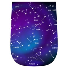 Realistic Night Sky With Constellations Wristlet Pouch Bag (Small) from ArtsNow.com Left Side