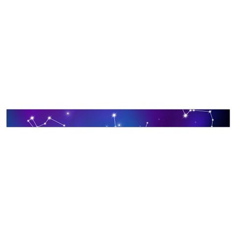 Realistic Night Sky With Constellations Wristlet Pouch Bag (Small) from ArtsNow.com Strap Outside