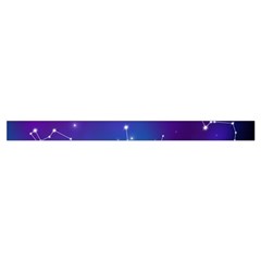 Realistic Night Sky With Constellations Wristlet Pouch Bag (Small) from ArtsNow.com Strap Outside