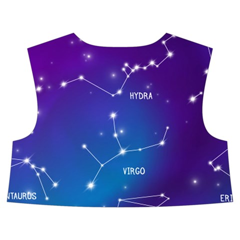 Realistic Night Sky With Constellations Kids  Midi Sailor Dress from ArtsNow.com Back Top