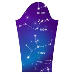 Realistic Night Sky With Constellations Kids  Midi Sailor Dress from ArtsNow.com Sleeve Right