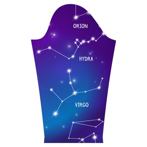 Realistic Night Sky With Constellations Kids  Midi Sailor Dress from ArtsNow.com Sleeve Left