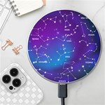 Realistic Night Sky With Constellations Wireless Fast Charger(White)