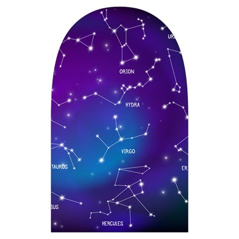 Realistic Night Sky With Constellations Microwave Oven Glove from ArtsNow.com Back
