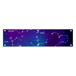 Realistic Night Sky With Constellations Banner and Sign 4  x 1 