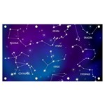 Realistic Night Sky With Constellations Banner and Sign 7  x 4 