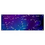 Realistic Night Sky With Constellations Banner and Sign 8  x 3 