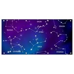 Realistic Night Sky With Constellations Banner and Sign 8  x 4 