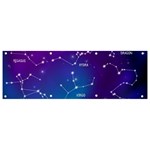 Realistic Night Sky With Constellations Banner and Sign 9  x 3 