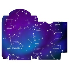 Realistic Night Sky With Constellations Playing Cards Single Design (Rectangle) with Custom Box from ArtsNow.com Poker Box