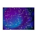 Realistic Night Sky With Constellations Crystal Sticker (A4)